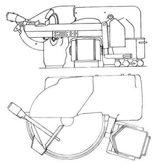 Used "LASKA" 320 l cutter, type MKR 320- M