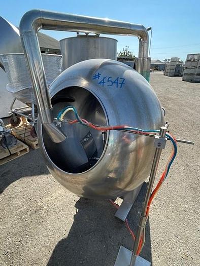 Used Stainless Steel Coating Pan with Dust Collector & Spray Dryer
