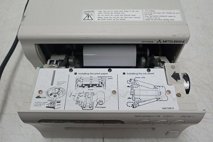 Used Mitsubishi Model CP770DW Digital Color Printer  77059318813