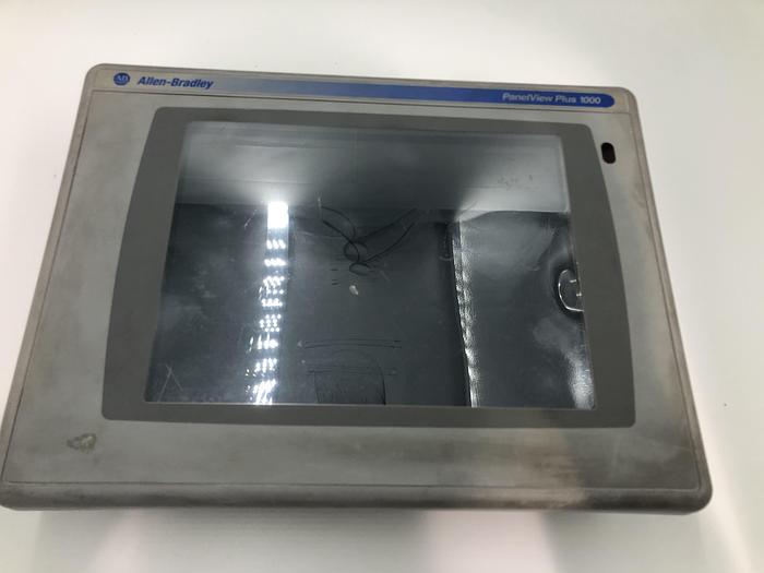 Used ALLEN BRADLEY PANELVIEW PLUS 1000 SERIES A WITH LOGIC MODULE