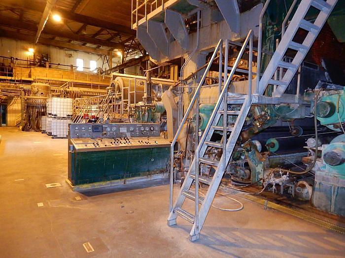 Used 180” (154” TRIM) FOURDRINIER PAPER MACHINE 2,200 FPM NEW DRIVE SYSTEM IN 2008 (PM #3) #43994