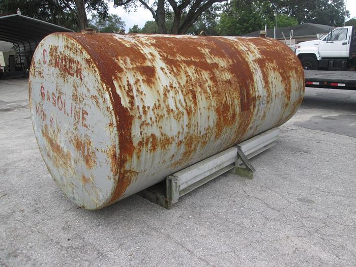 Used 2000 Gallon Single Wall Gas Tank