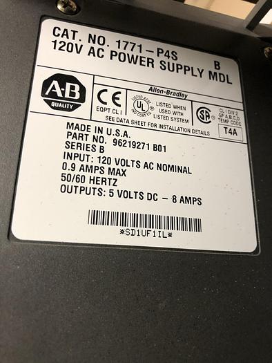 Used ALLEN BRADLEY PLC RACK