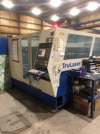 Used 2006 5000 Watt Trumpf Trumatic L-4050 C02 Laser Cutting System