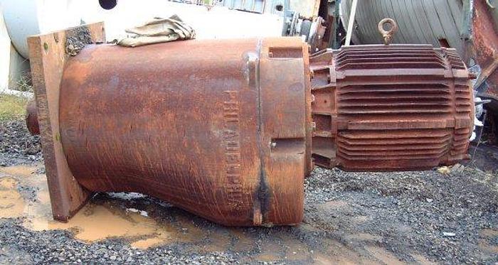 Used Mixer, Agitator, 60 HP, Philadelphia, C/st,(2) #Z523800