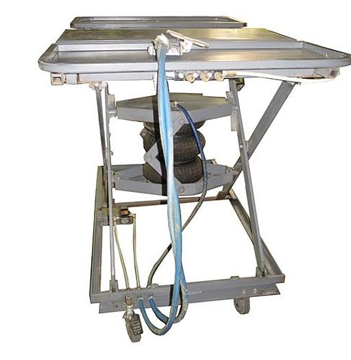 Used City Lifts 600lb Cap. Pneumatic Lift Table