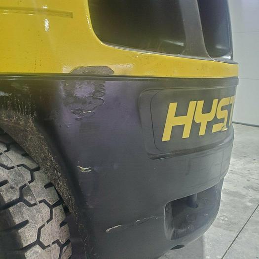 Used 6,000 POUND HYSTER 60XT PNEUMATIC TIRE FORKLIFT 2018 SIDE SHIFT AND FORK POSITIONER