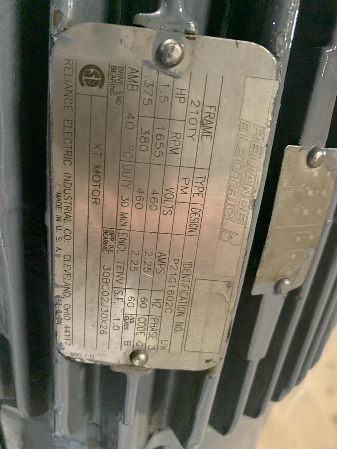 Used 34"/38" BELOIT DD4000 DOUBLE DISC REFINER