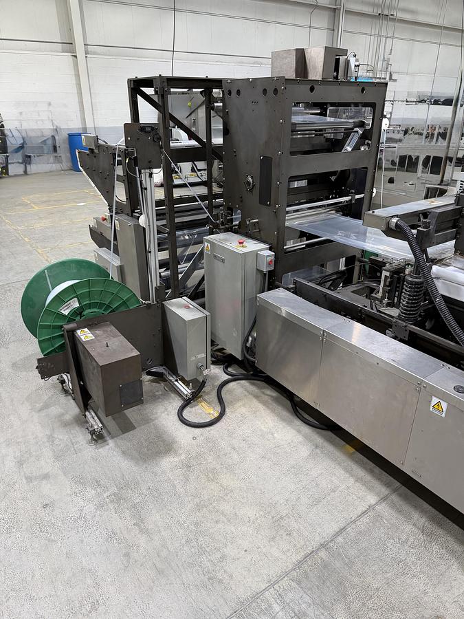 Used TOTANI MACHINE MODEL BH-60DLC 3 SIDE SEAL POUCH MACHINE - REFURBISHED AND RUNNING