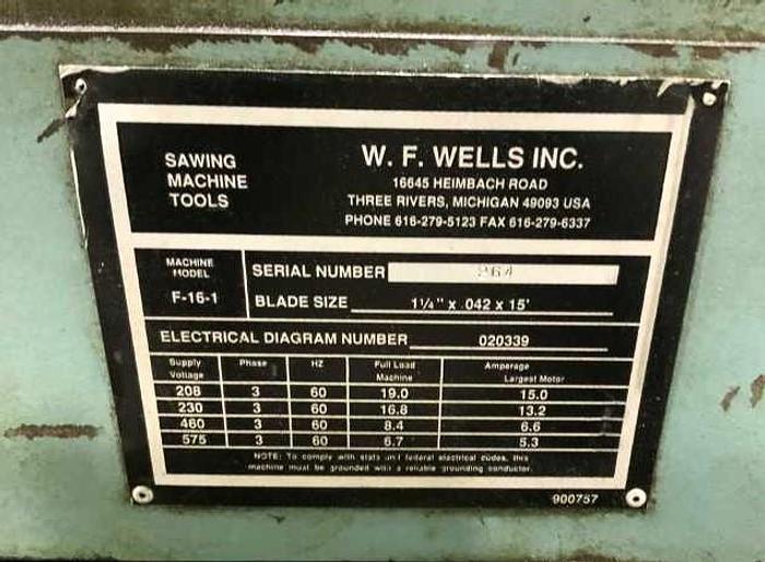 Used 1996 W.F. WELLS F16-1