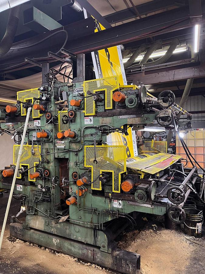 Used 65" WIDE WOLVERINE 4 COLOR STACK PRESS 