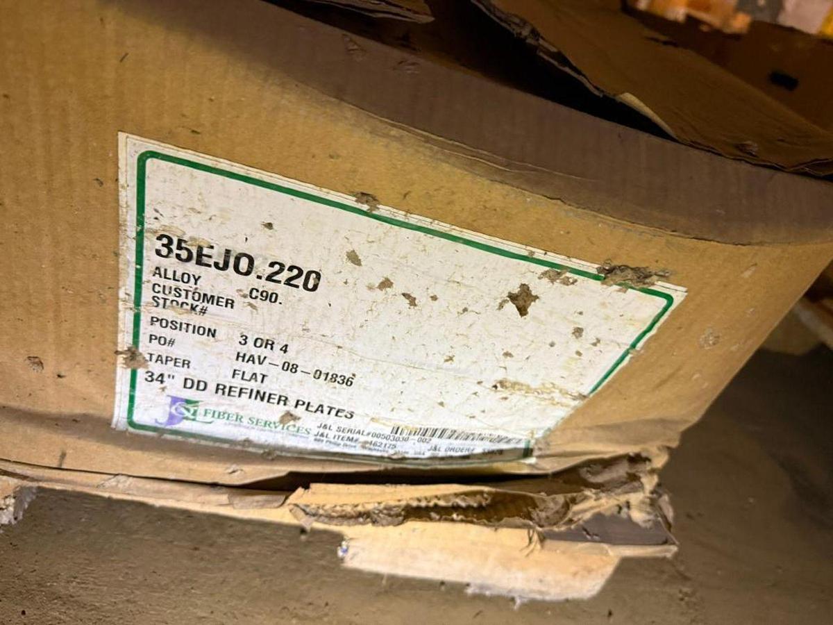 Used VARIOUS GL&V ALLOY REFINER PLATES