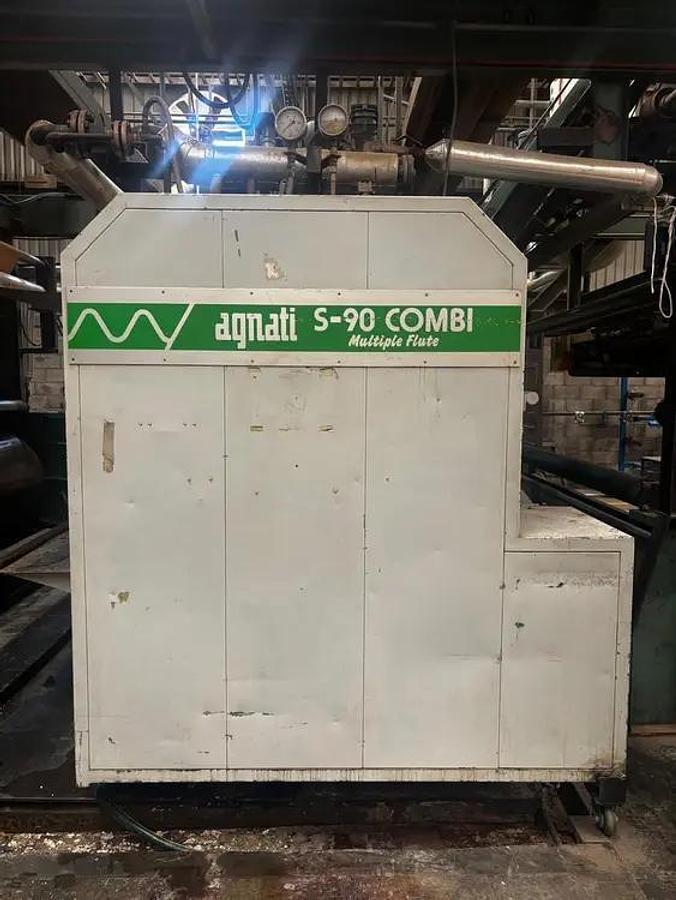 Used 98" AGNATI MWU DOUBLE WALL / 5 PLY CORRUGATING LINE