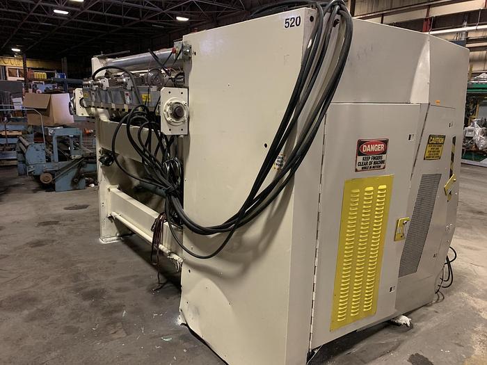 Used 64" (1.60M) ARROW MDL 2000T SLITTER REWINDER 96" OD REWIND SHEAR CUT