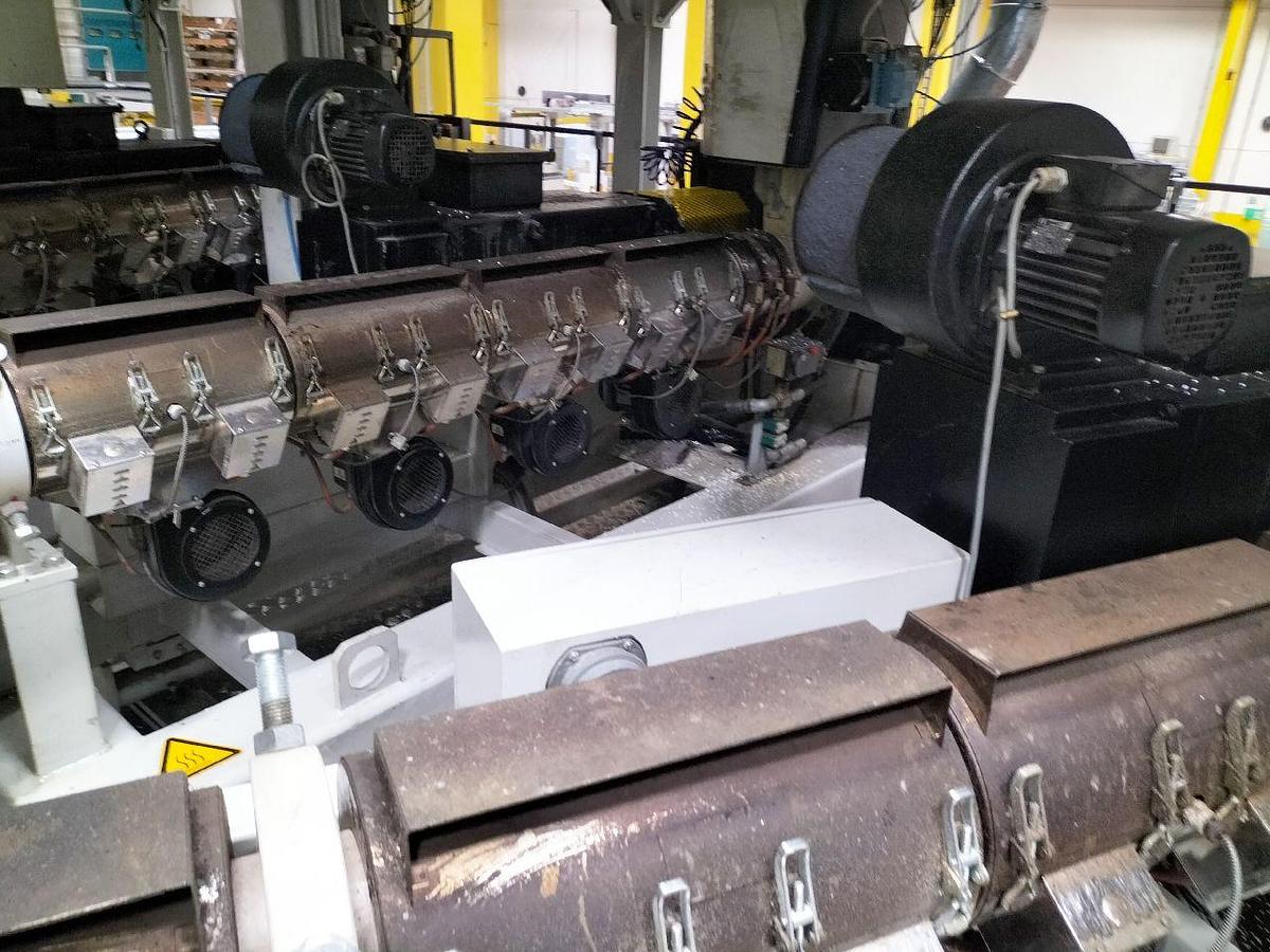 Used 98"(2500mm) WIDE 7 LAYER SML MODEL CAST COEX 7 CAST FILM EXTRUSION LINE