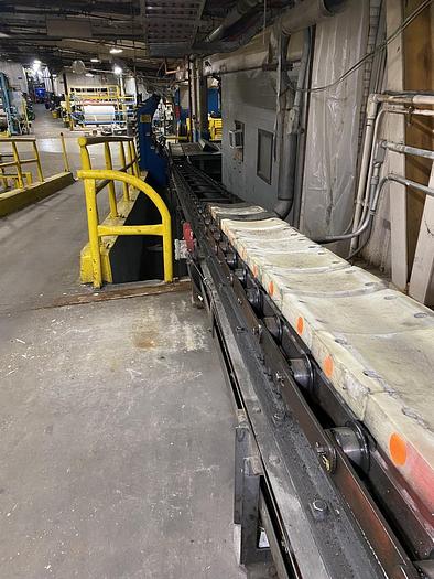 Used 375' 5000LB CAPACITY IN FLOOR ROLL HANDLING SYSTEM