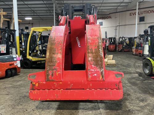Used 106" DIAMETER CAPACITY BOLZONI AURAMO MODEL RA-400NLT TISSUE ROLL CLAMP MANUFACTURED 2021