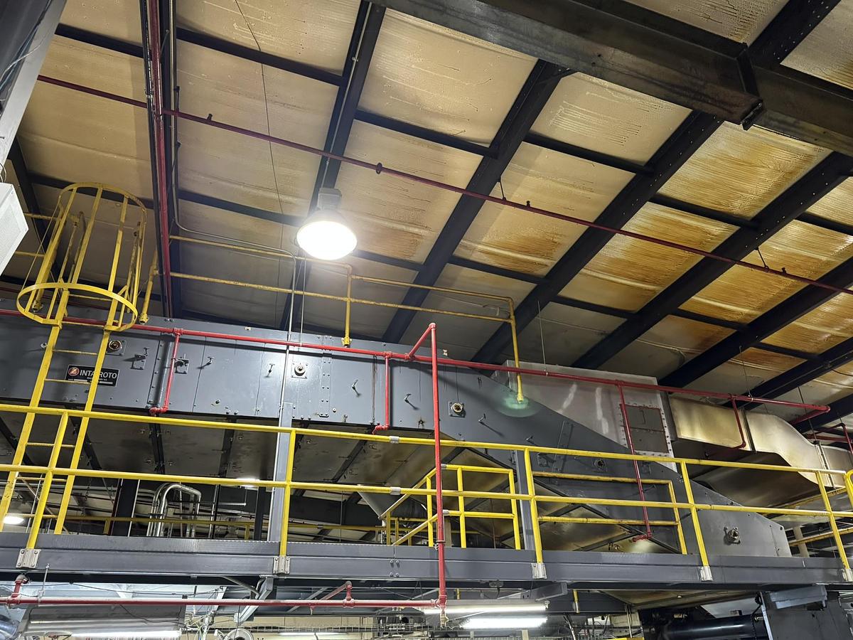 Used 72" WIDE INTAROTO LAMINATOR - PAPER & BOARD