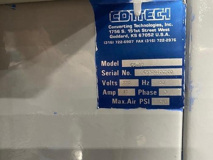 Used 40" CONTECH SHEETER MODEL CS-40 W/ CONVEYOR OUTPUT- PENDING