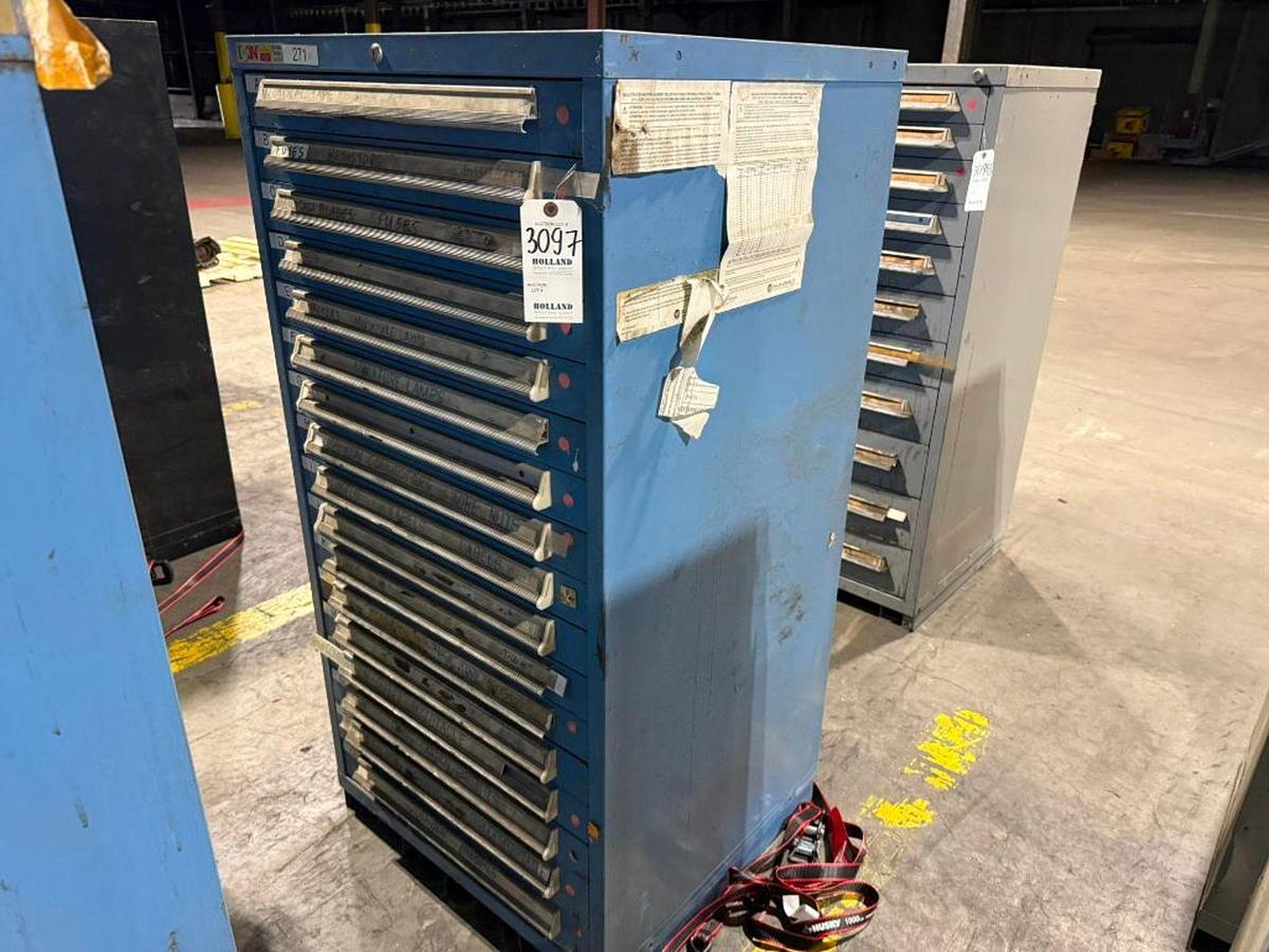 Used LYON 17 DRAWER 100L CABINET CONTENT NOT INCLUDED