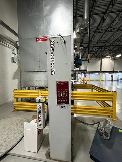 Used KALAMAZOO SYSTEM 4060M-SA STRETCH WRAPPER SEMI-AUTOMATIC 4000LB CAPACITY