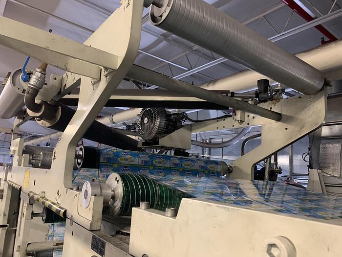 Used 40" ROTOMEC MODEL RS 4003 10 COLOR ROTOGRAVURE PRESS (SOLVENT INK) MFG. 2006