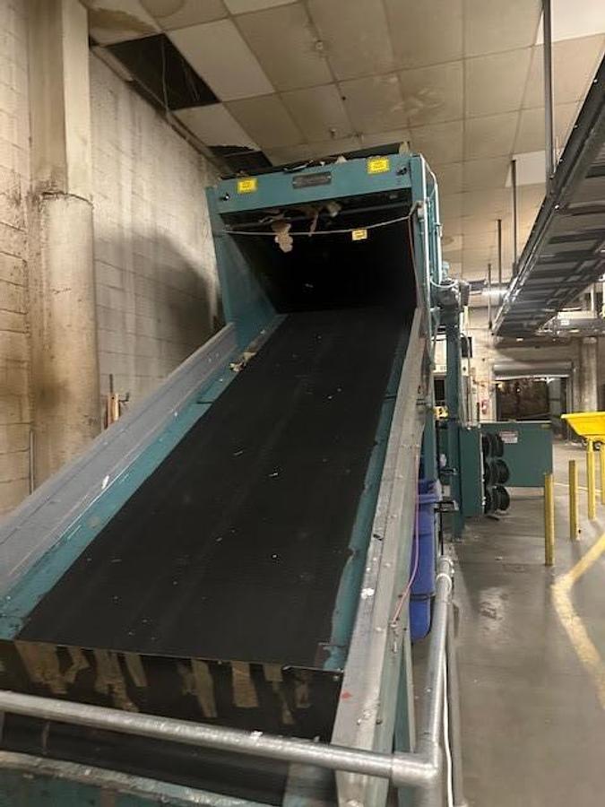 Used MAREN MODEL 72-S-0E-75 40HP HORIZONTAL AUTO-TIE BALER W/MAREN MODEL 60 HOGGER