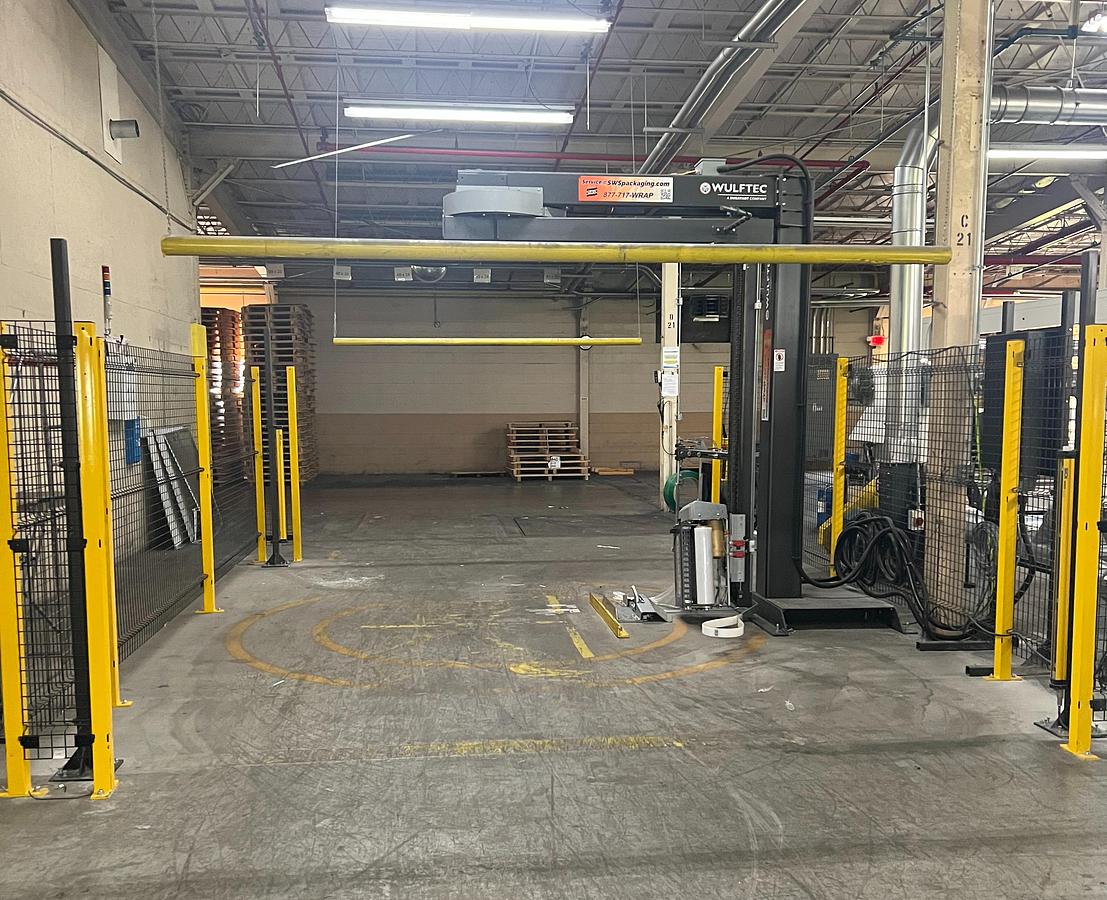 Used WULFTEC MODEL WRTA-150 PALLET WRAPPER