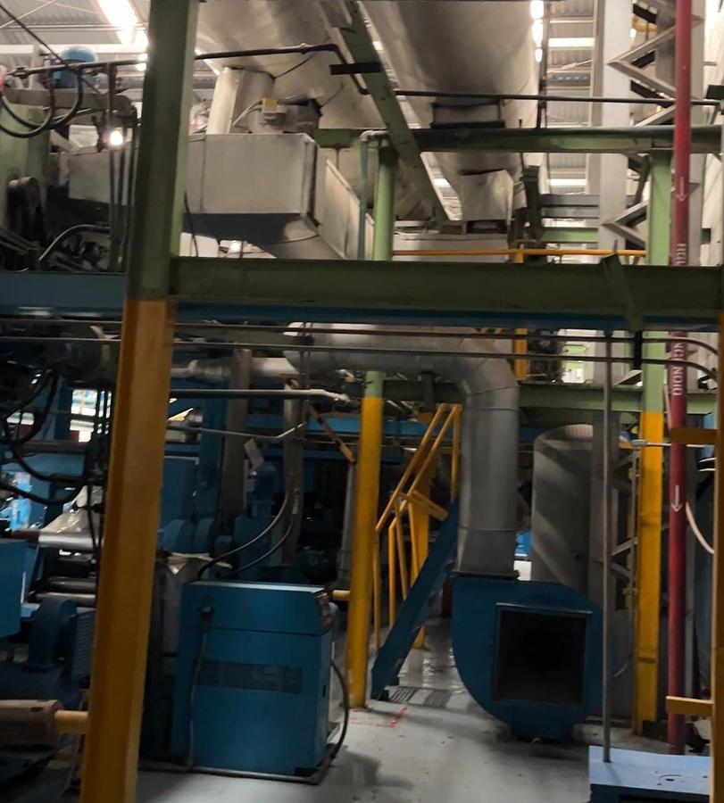 Used 50" (1280mm) WIDE POLYTYPE SWISS POLYNORM II COATER LAMINATOR - ALUMINUM, PAPER & FILM