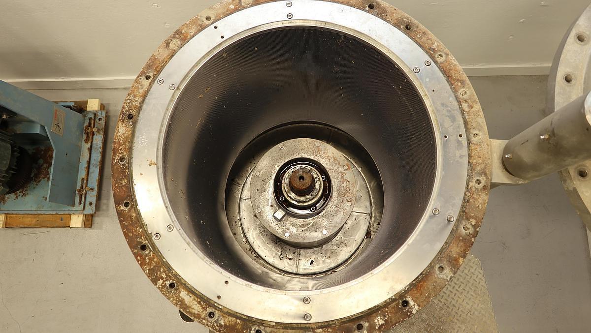 Used KADANT / BLACK CLAWSON UV400 PRESSURE SCREEN NS-111 ROTOR  125HP