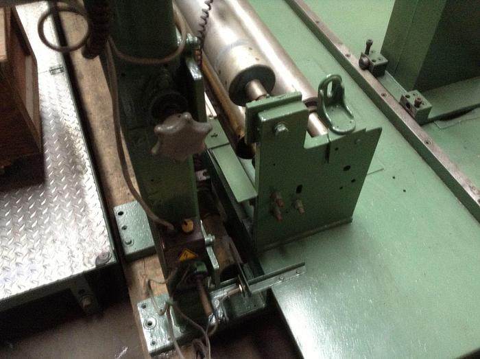 Used 74" RECONDITIONED DUSENBERY MODEL 260 FS DUPLEX CENTER SURFACE SLITTER REWINDER - PENDING JF