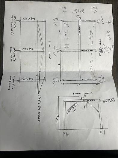 Used CHENG DAY MACHINERY 3 TON ELECTRIC HOIST & CRANE WITH STRUCTURE