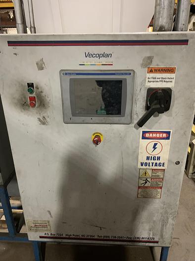 Used 62" WIDE VECOPLAN TYPE RG 62/125 SWU SINGLE SHAFT SHREDDER MANUFACTURED 2011
