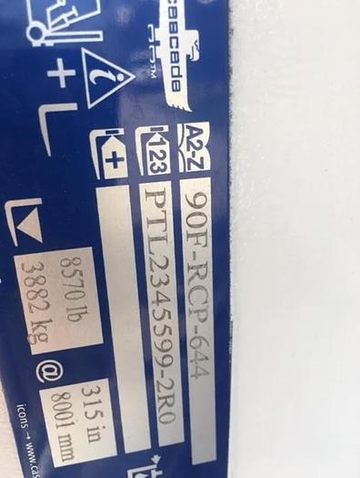 Used 12,000 POUND HYSTER MODEL S120FTPRS LOW MAST TWO STAGE MANUFACTURED 2018