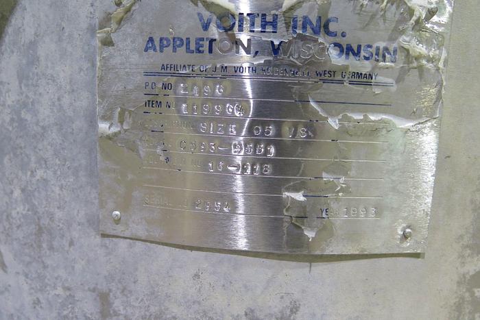 Used PRESSURE SCREEN - VOITH 05 MINI SORTER