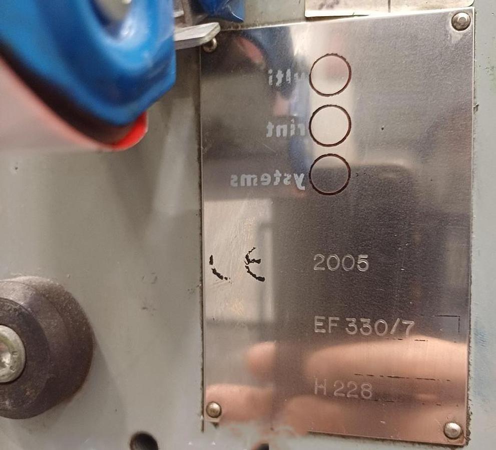 Used 13"/330mm MPS EF 330/7 COLOR LABEL PRESS