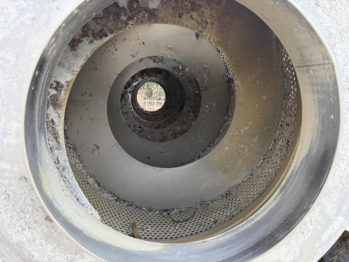Used STAINLESS STEEL ROTARY TROMMEL SCREEN  