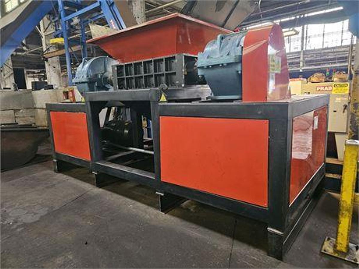 Used 2023 WEIFANG YIHAN HEAVEY INDUSTRY YM2-2212 DUAL SHAFT HOOK SHEAR SHREDDER