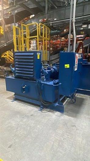 Used AMERICAN HORIZONTAL AUTO-TIE BALER MODEL DC6348-8T30 ALLEN BRADLEY CONTROLS