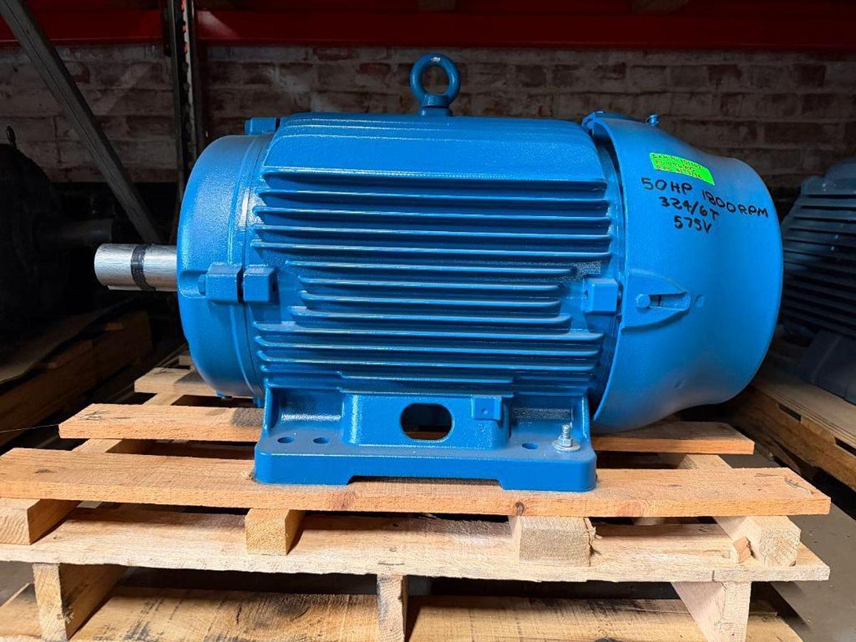 Used 50HP WEG AC MOTOR 575V 324/6T FRAME