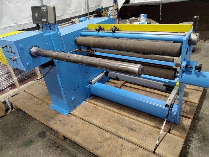 Used 40" STANFORD DOCTOR MACHINE MODEL 142-40W RAZOR SLITTING 3" CORES 24" REWIND 1000 FPM - PENDING SALE