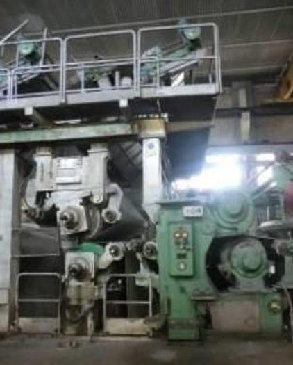 Used 126" (3.2M) VOITH WET LAP LINE WITH PULP DRYING & BALING