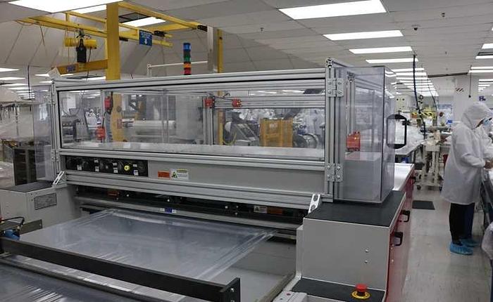 Used HUDSON SHARPE M1400-TS PLASTIC BAG MAKING MACHINE MANUFACTURED 2014