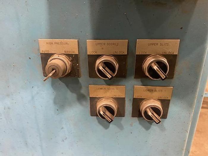 Used 98" (2.5M) MARQUIP MODEL QUICKSET SLITTER SCORER CLEAN CUT SYSTEM