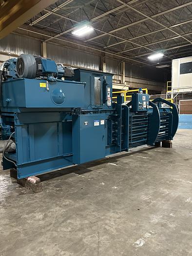 Used ECONOMY MODEL 5029AT9750 HORIZONTAL AUTO-TIE BALER WITH ALLEN BRADLEY CONTROLS 75 HP