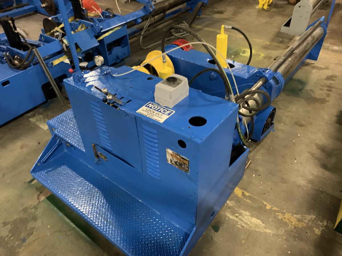 Used 60" MARTIN SHAFTLESS FLOOR PICK UP UNWIND STAND WITH MONTALVO BRAKES 60" DIAMETER (TWO AVAILABLE)