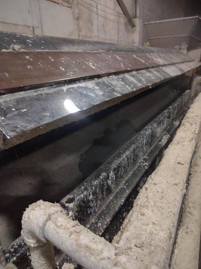 Used J.H. HORNE 100" WIDE X 48" DIA. DRUM THICKENER W/ SPARE DRUM