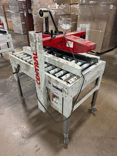 Used CENTRAL CP-322U CASE TAPER CARTON SEALER SYSTEM