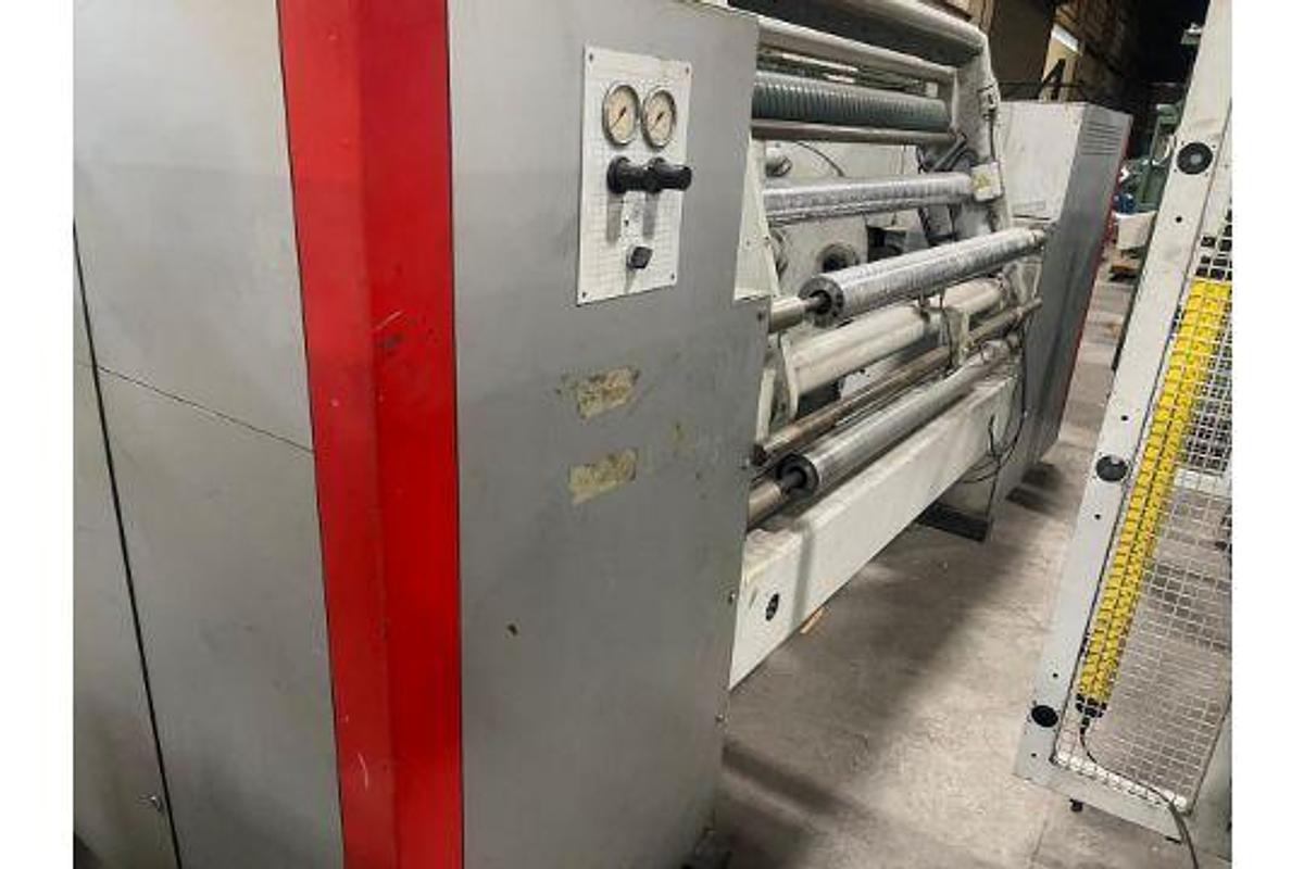 Used 58" WIDE COMEXI TURRET UNWIND WITH SPLICING 32" DIAMETER 