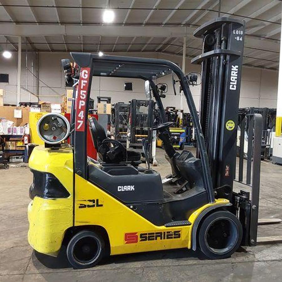 Used 6,000 LB. CLARK MODEL S30CL 103"LH/240"RH MFG 2018